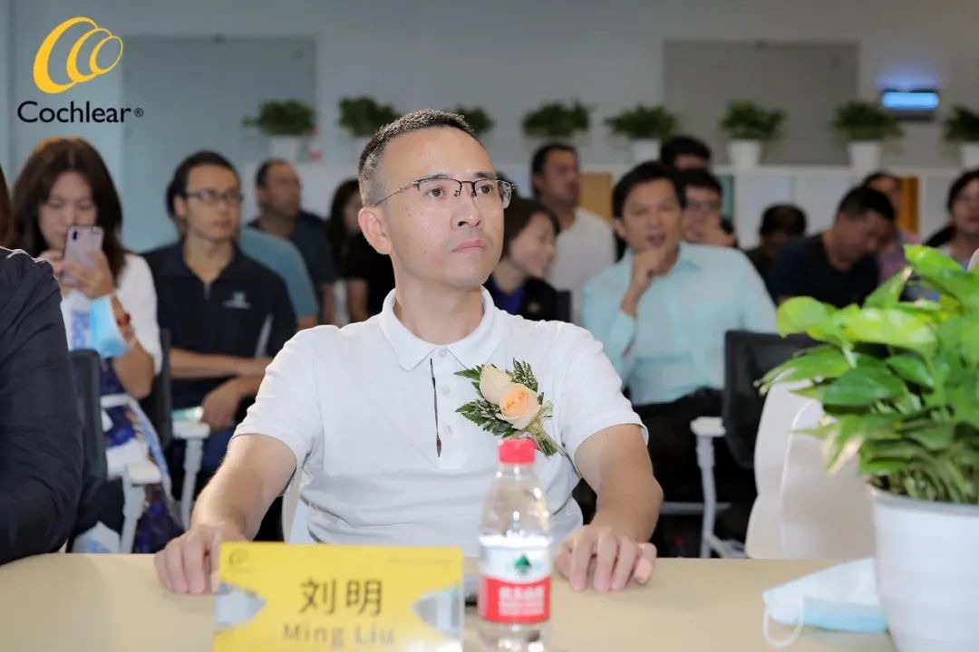 澳大利亚科利耳人工耳蜗成都新建项目竣工 澳科利耳成都新建项目竣工庆典,促进会执行会长(秘书长)四川天府双创科技有限公司董事长 刘明先生